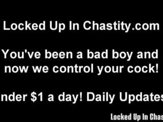 Chastity és orgazmus denial porn�